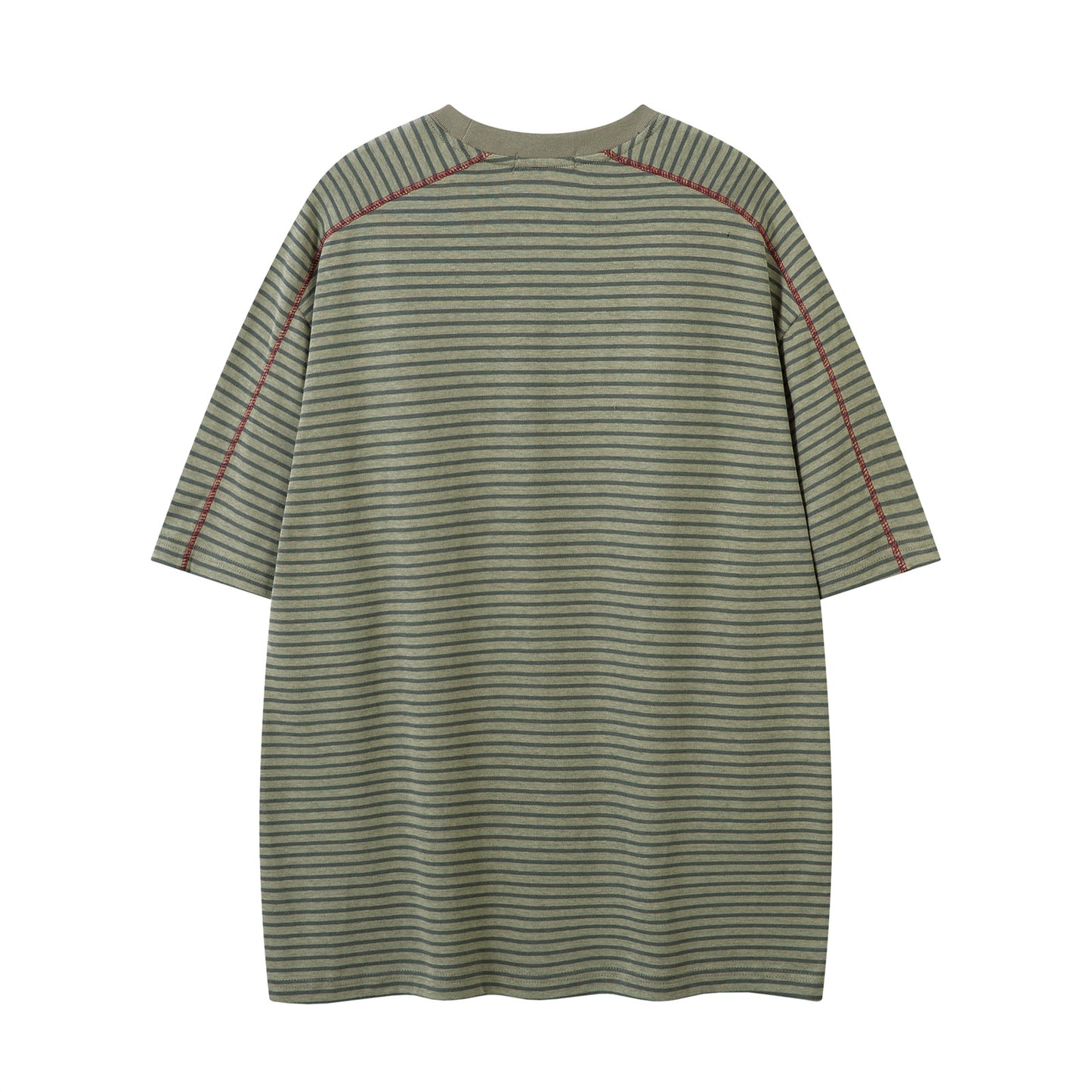 Distorted vintage short-sleeved summer loose casual top