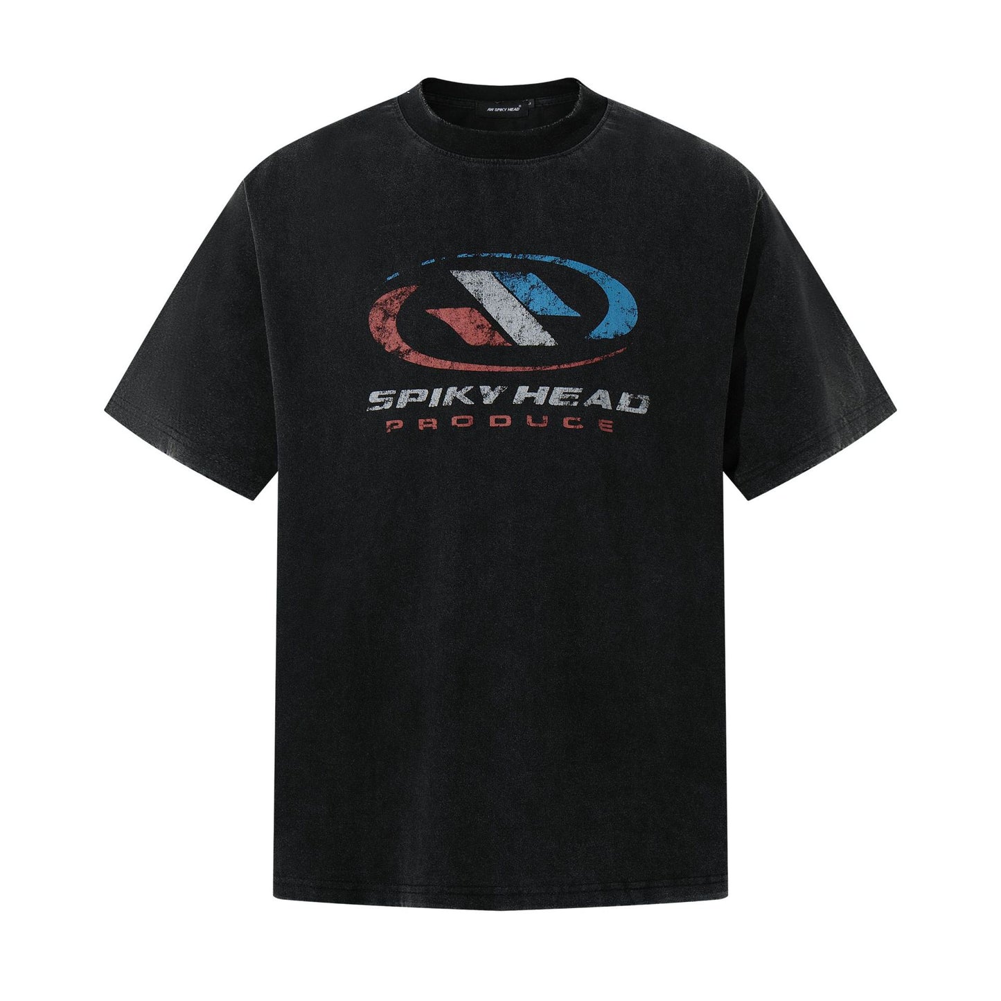 Hip Hop Clothing Summer Vintage Wash T-Shirt Short Sleeve
