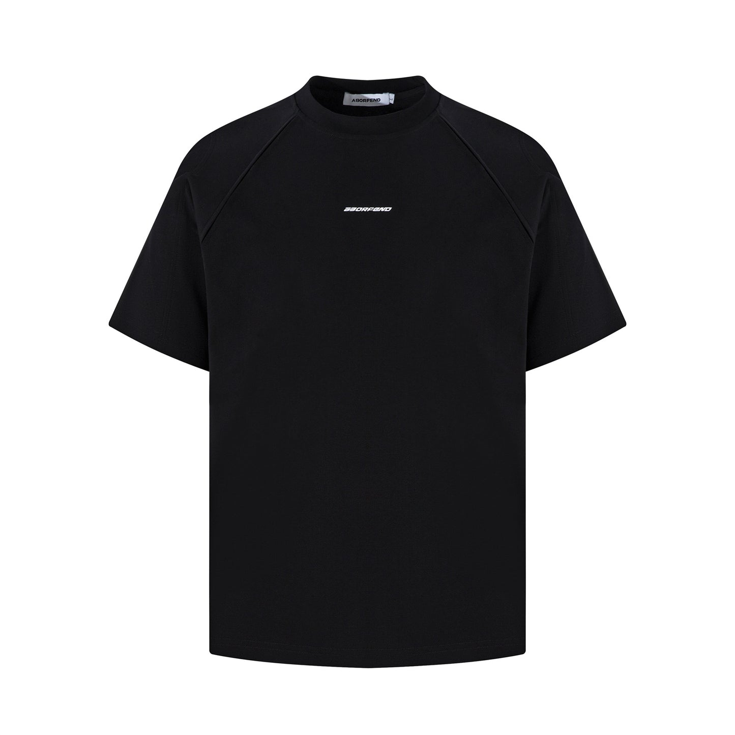 Distorted vintage alphabet print short-sleeved t-shirt summer hiphop loose casual top