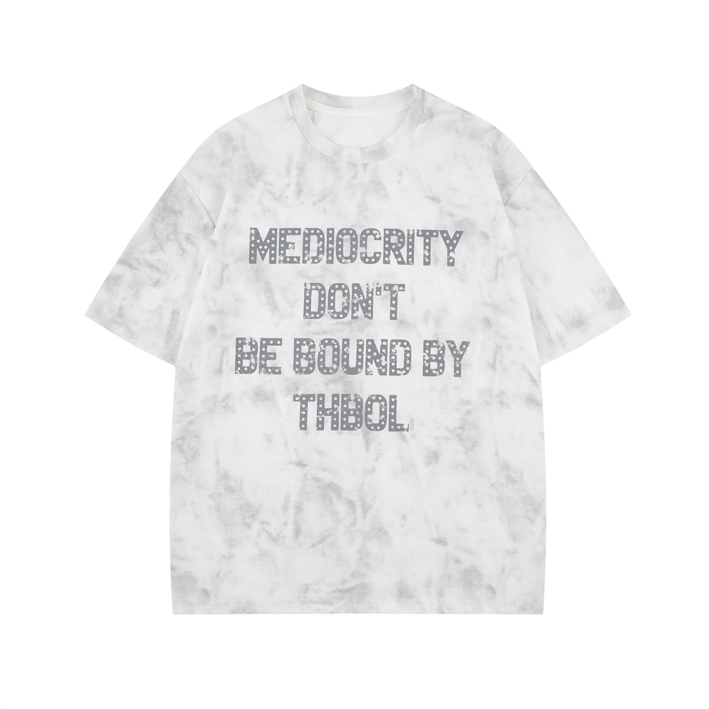 Nyc T Shirt Tie-dye Alphabet Print Short Sleeve T-Shirt Summer Loose Top