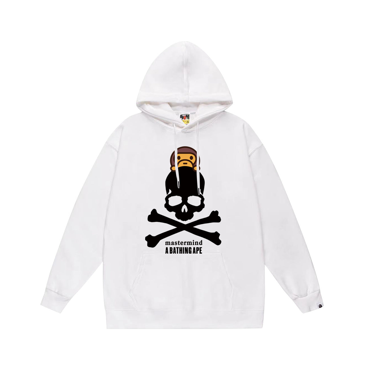 Ape Hoodie Autumn/Winter Letter Print Loose Hoodie Pullover Ape Sweater