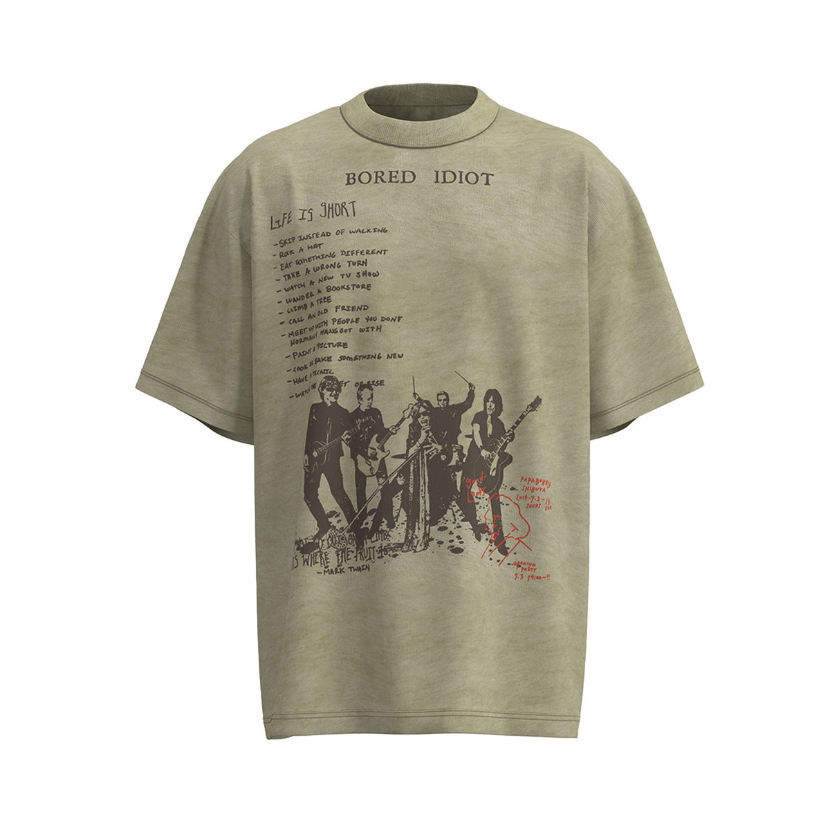 Ye T Shirt Summer Vintage Short Sleeve T-Shirt