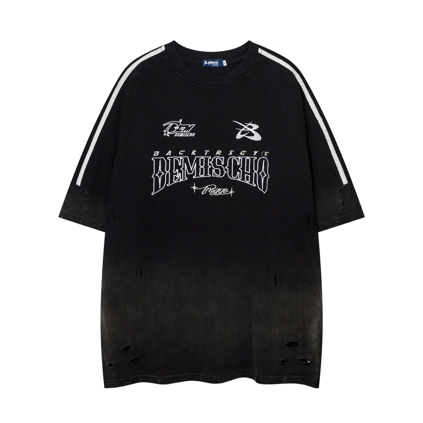 Remeras rock nacional vintage ripped t-shirt short sleeve