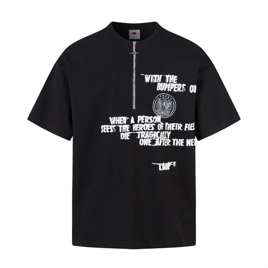 Casual Street Wear Short Sleeve Loose Drop T-Shirt
