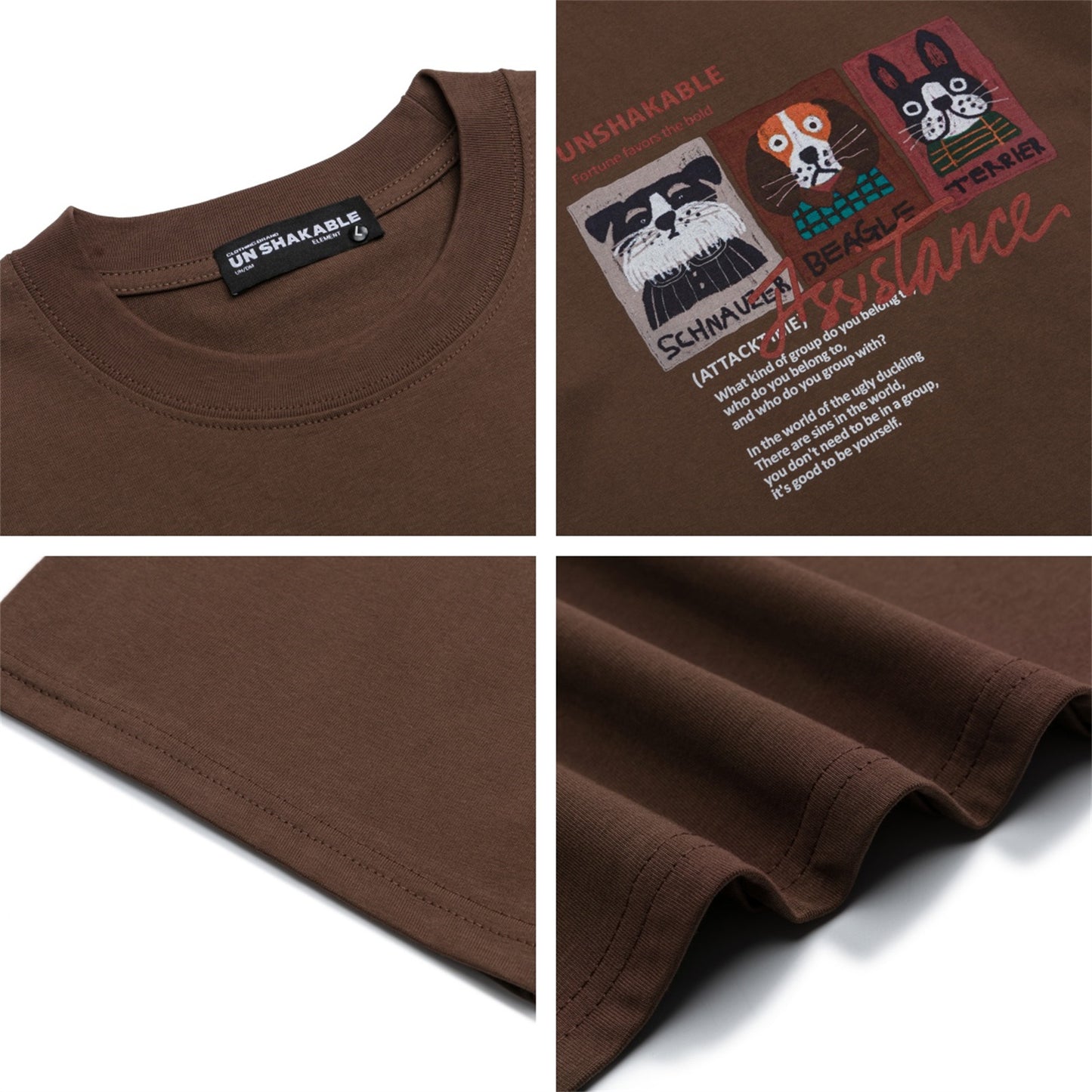 Distorted vintage short-sleeved t-shirt summer oversize casual top