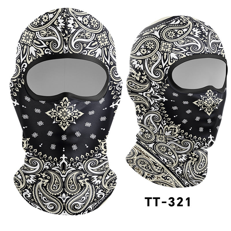 Cycling Windproof Hood Sunscreen Mask Scarf Integrated Lining