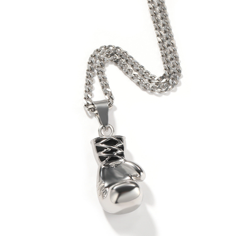 Jewelry Hip Hop Necklace Boxing Gloves Helmet Jersey Axe Hammer Pendant Necklace