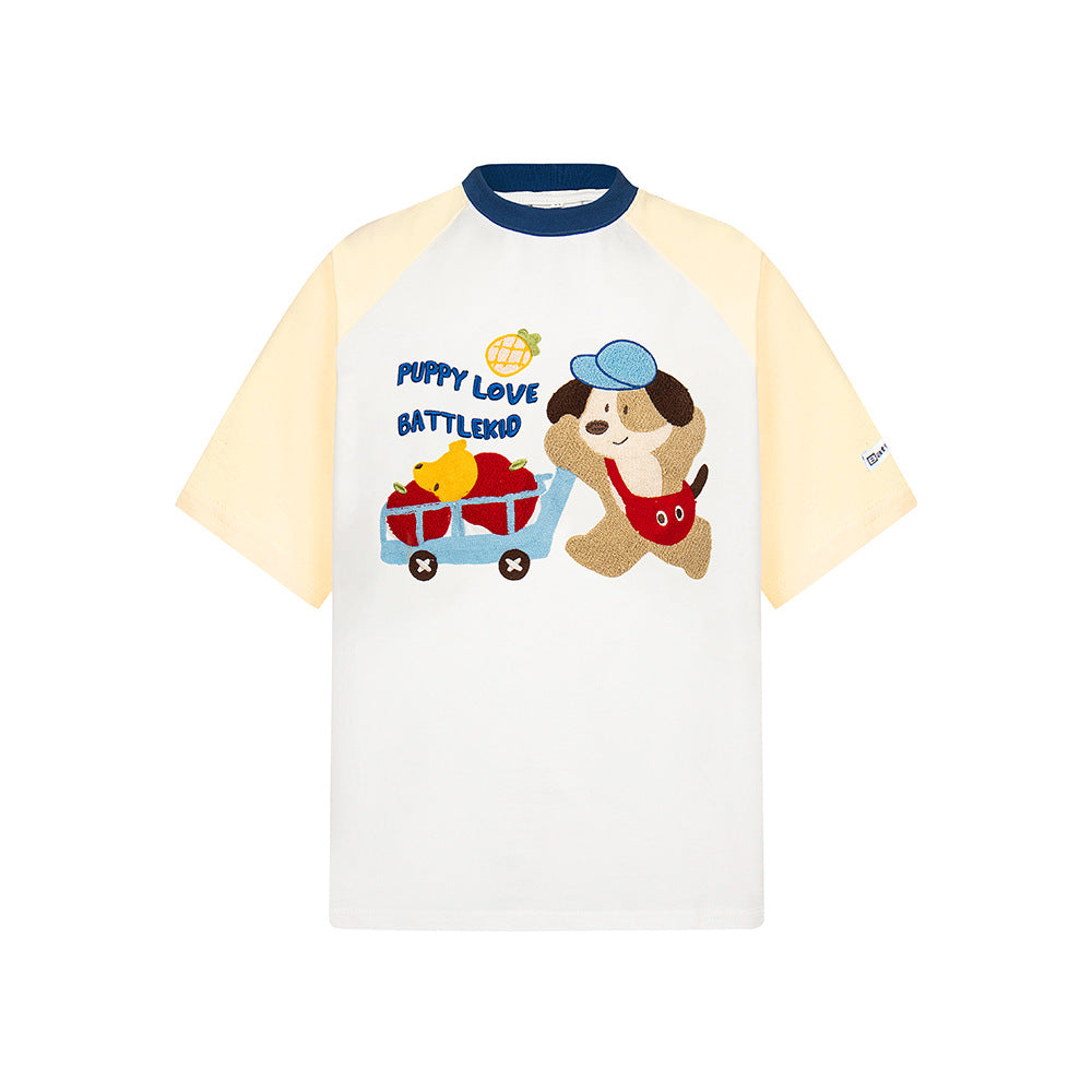 Hip hop shirt retro cartoon bear short sleeve t-shirt