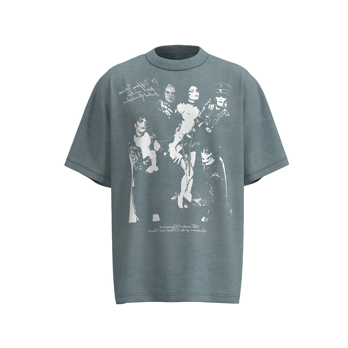 Hustle vintage summer hip hop character print t-shirt