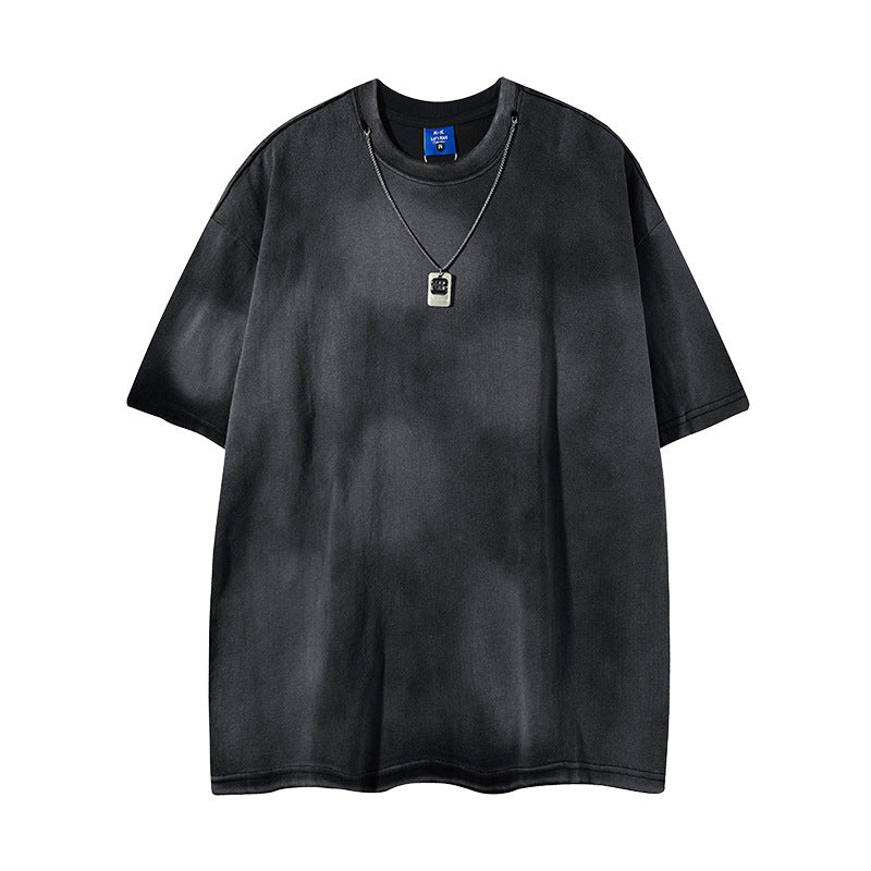 Nyc 1990 Shirt gradual change washed old T-shirt short sleeve