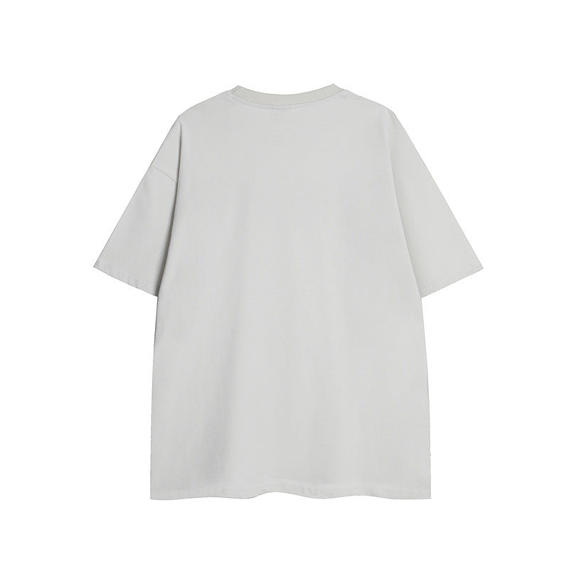 US drip outfits Summer Vintage Casual Loose Short Sleeve T-Shirts