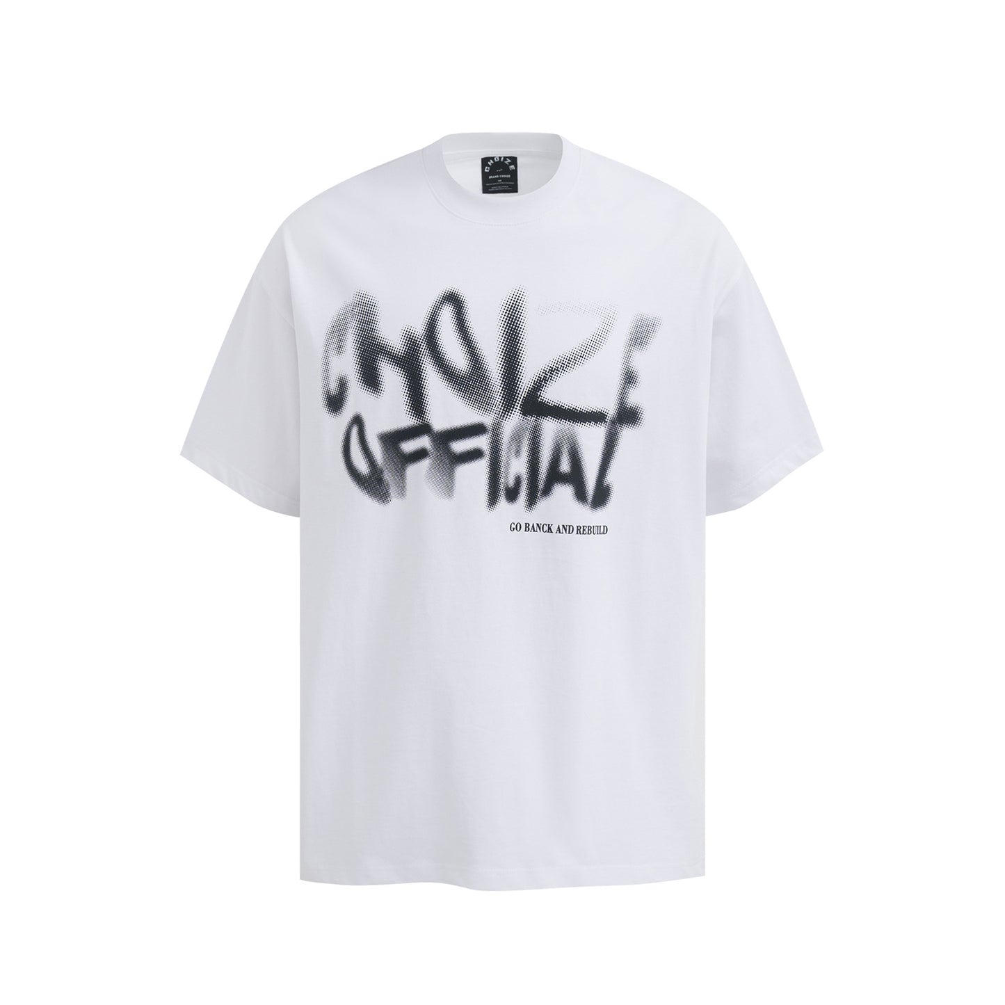 Hip Hop Clothing Summer Vintage gradual change print short sleeve T-shirt