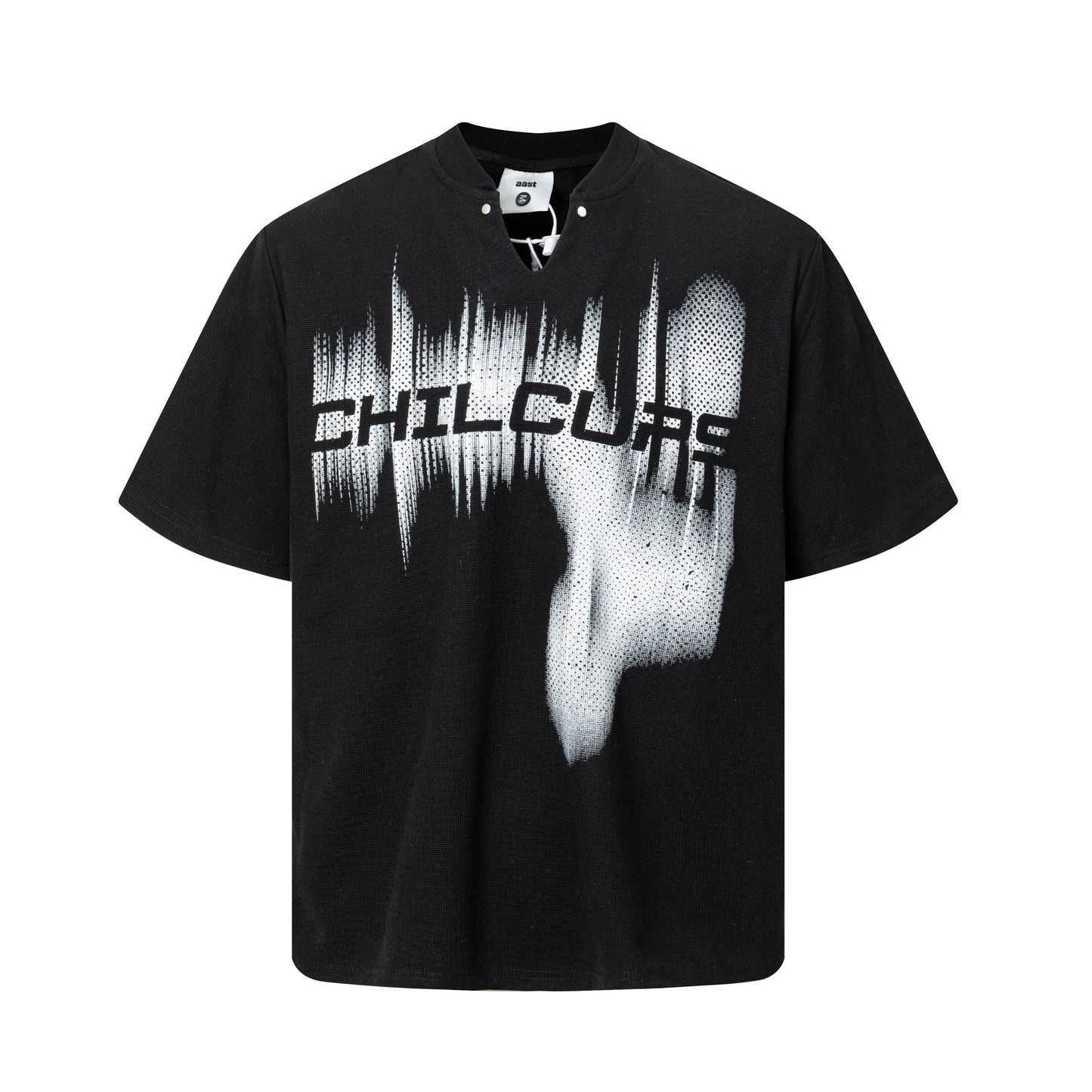 Hip hop shirt summer short sleeve vintage v-neck t-shirt