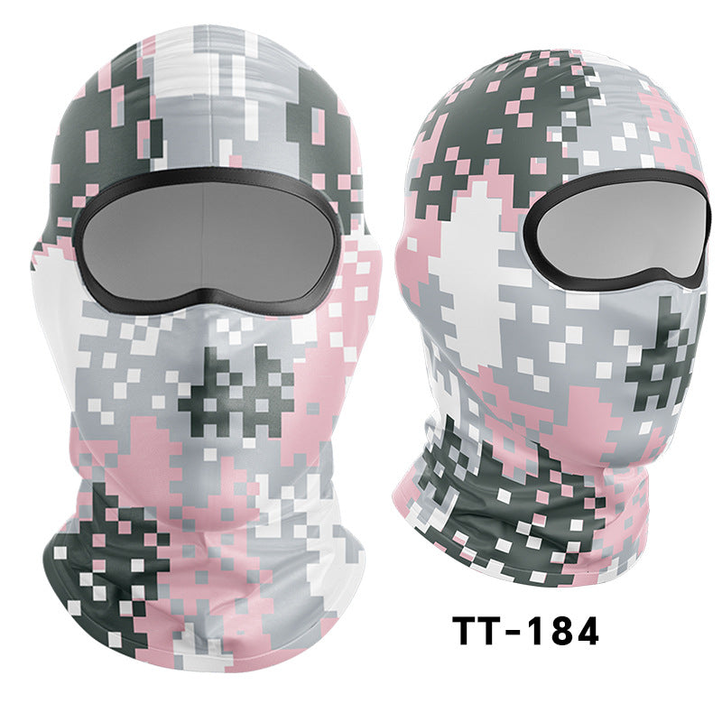 Cycling Windproof Hood Dust and Sun Protection Summer Camouflage Mask