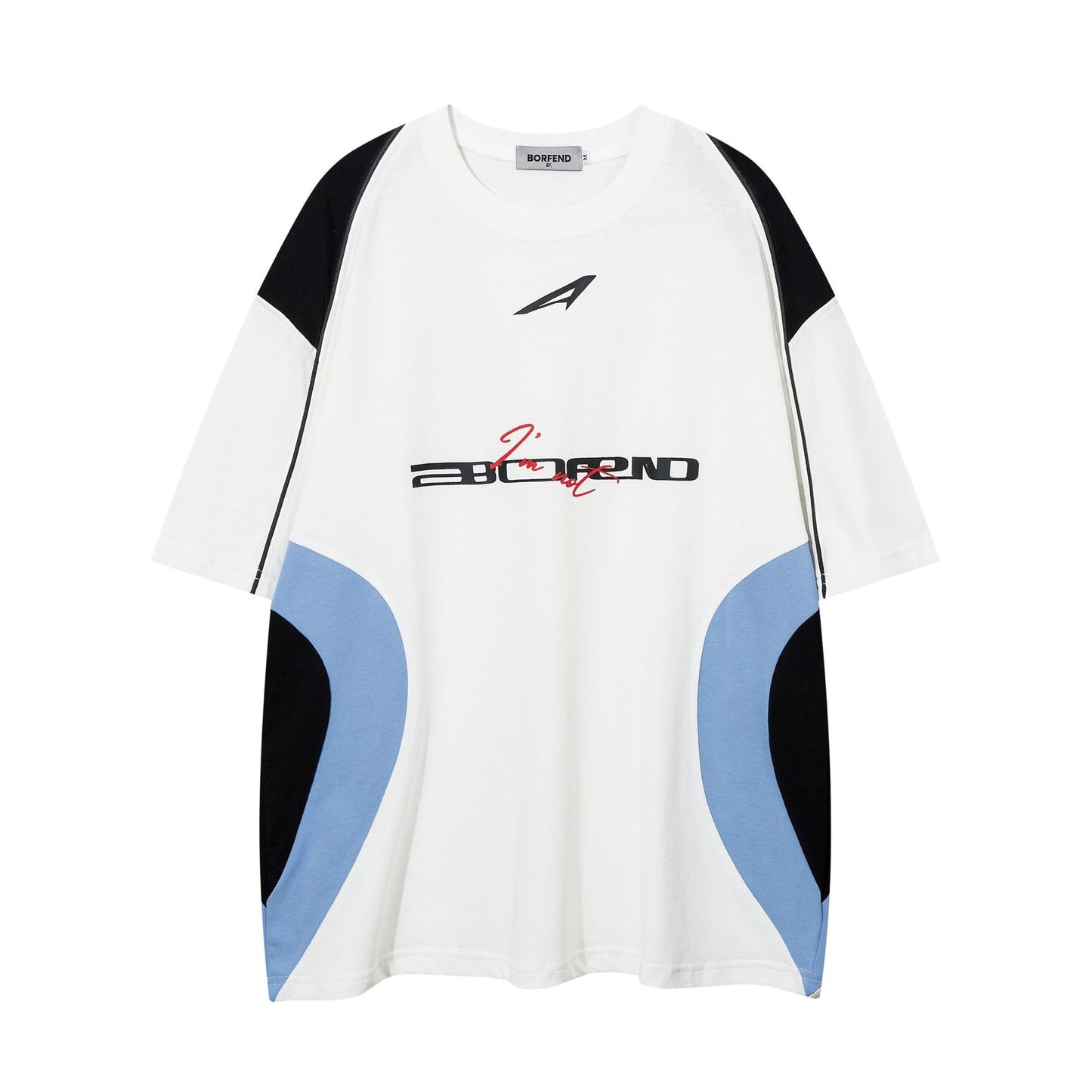 Hip hop shirt retro racing shirt sweatshirt short sleeve t-shirt