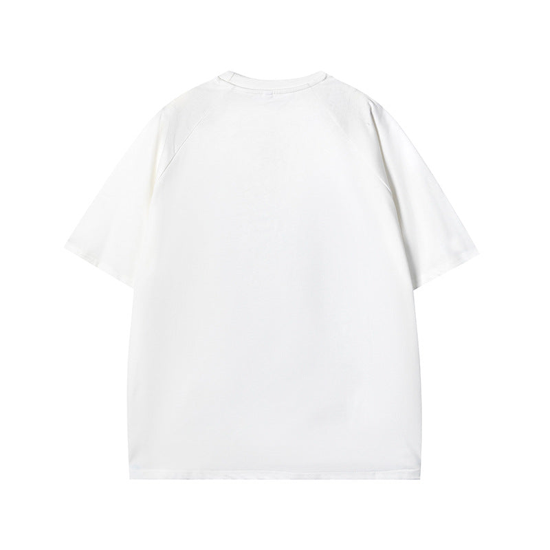 Vintage Tišö Rt Alphabet Short Sleeve T-Shirt Summer Loose Casual