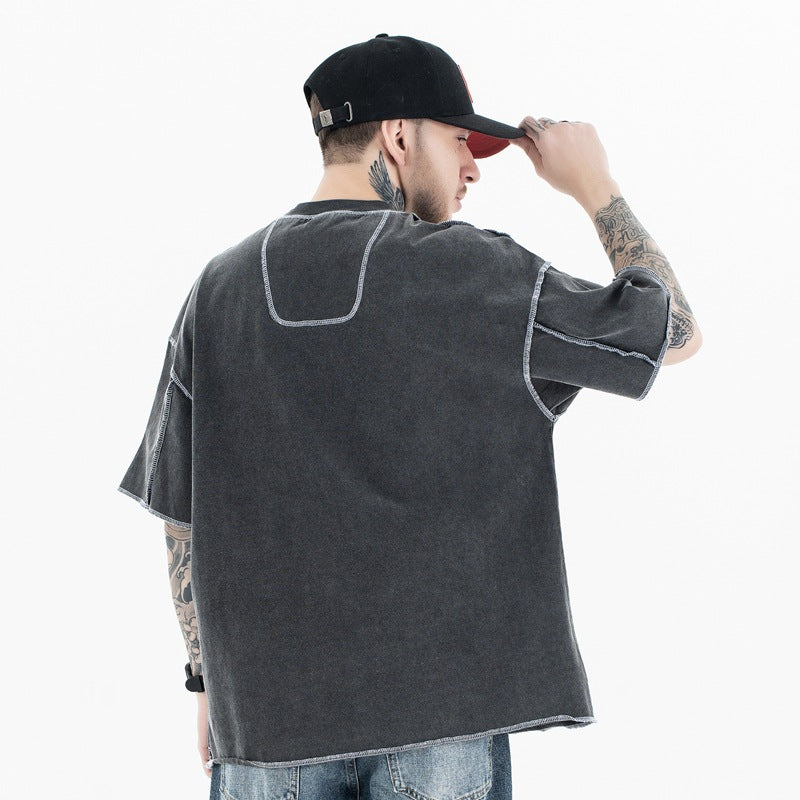 Vintage 90s Hip Hop Clothing Summer Vintage Short Sleeve T-Shirt