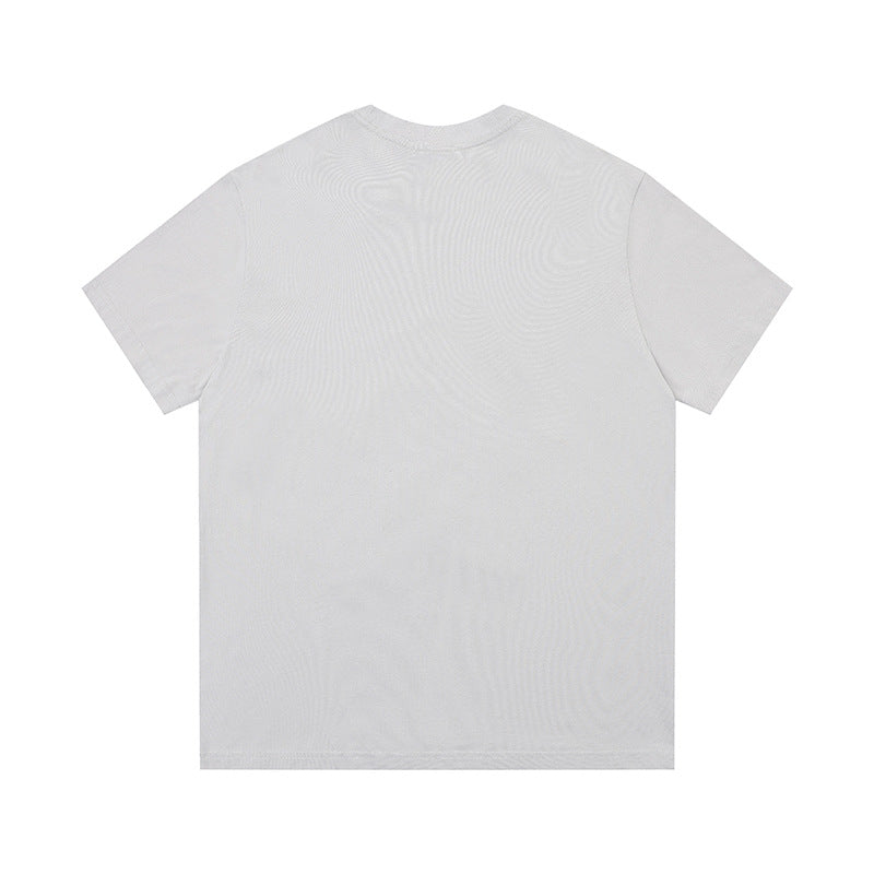 Marcas De Streetwear Loose Crew Neck Short Sleeve T-Shirt