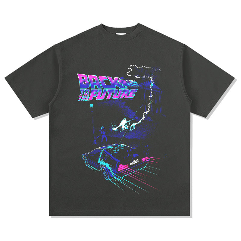 COOL t rapper VINTAGE BACK TO THE FUTURE print shirt