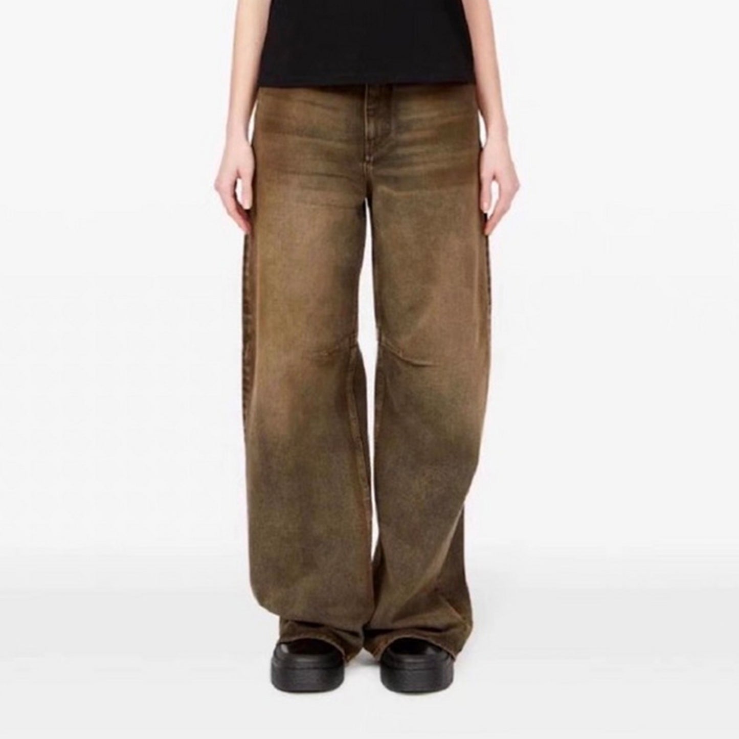 Rock Revival Jeans Old Straight Jeans Loose Casual Wide Leg Pants