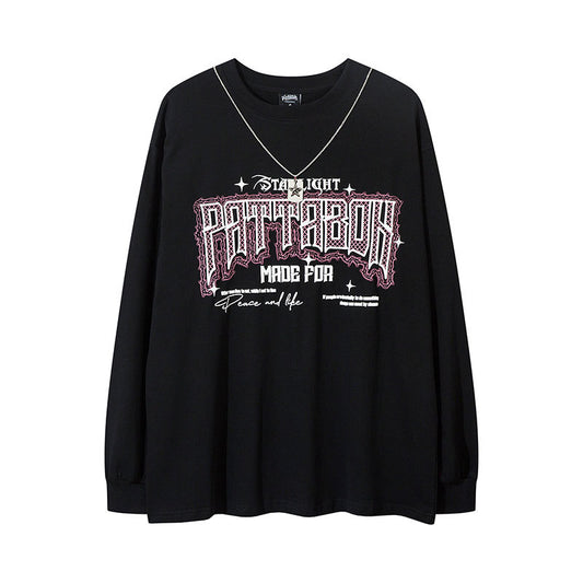 Marcas De Streetwear Loose Long Sleeve T-Shirt Top