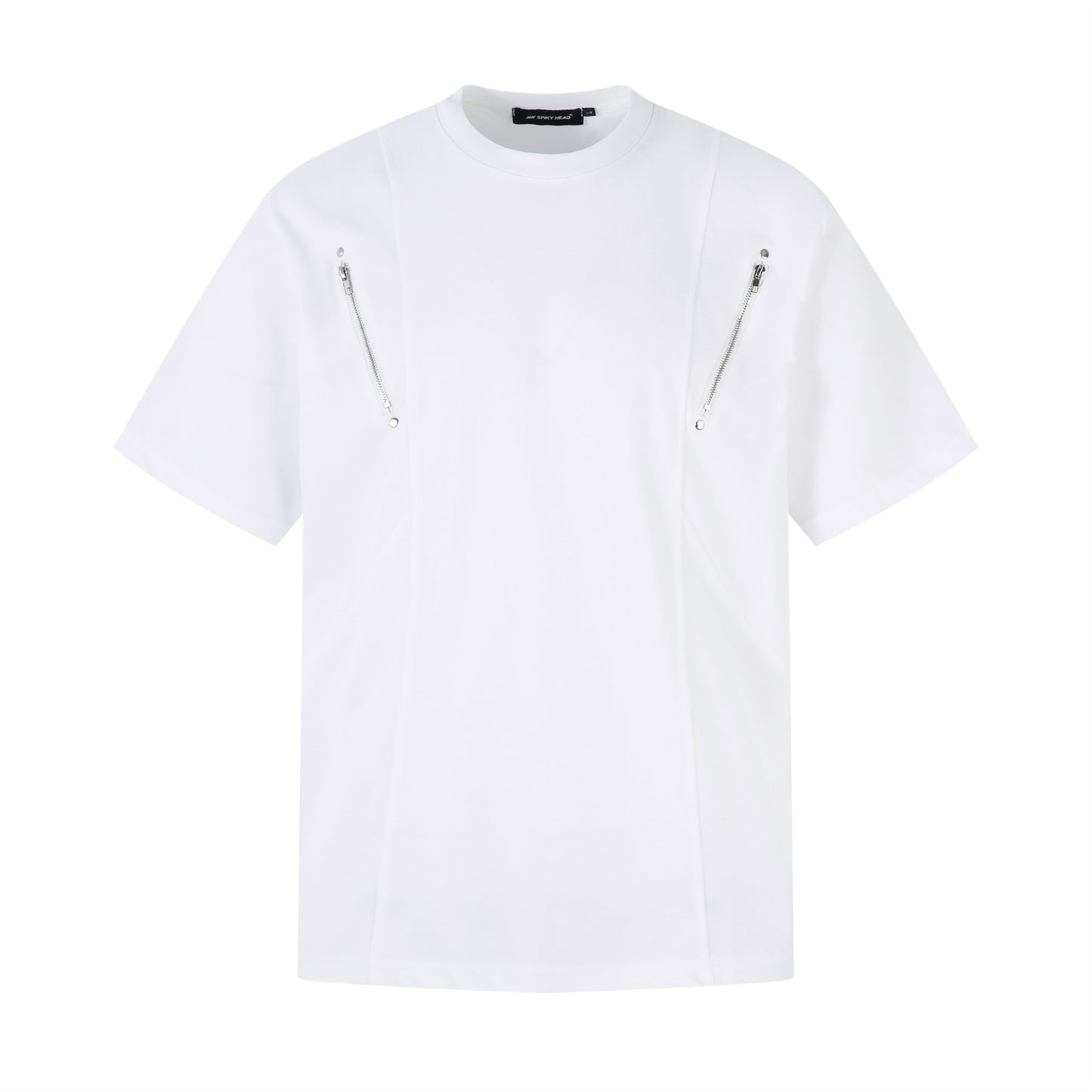 Nyc T Shirt Zipper Short Sleeve T-Shirt Summer Oversize Casual Top