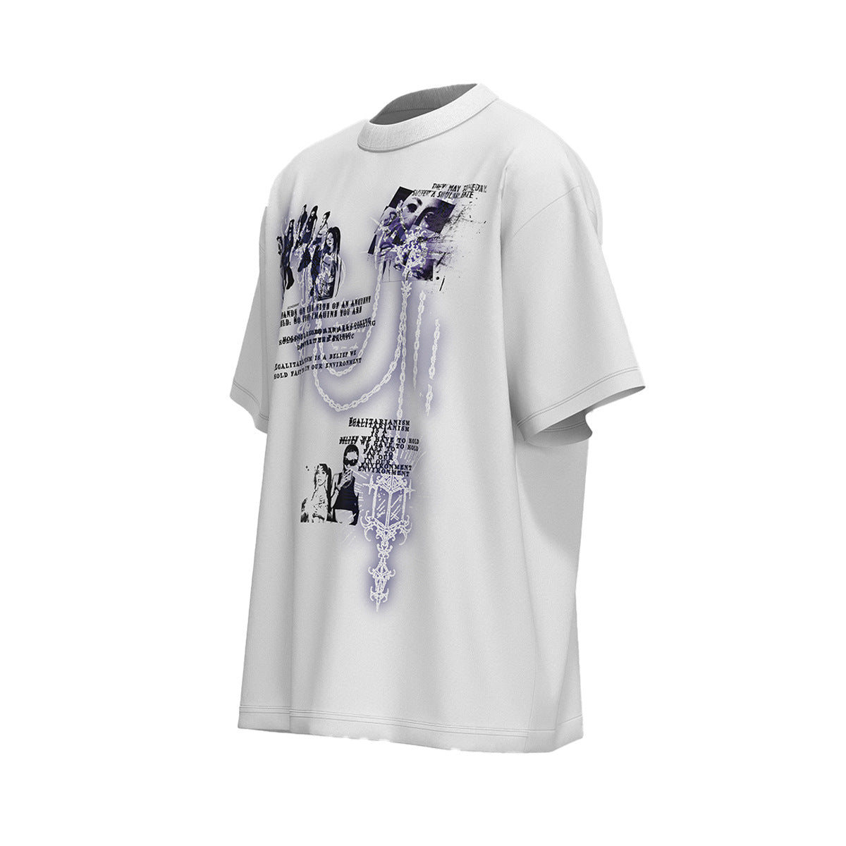 Hustle vintage summer graffiti print short sleeve t-shirt