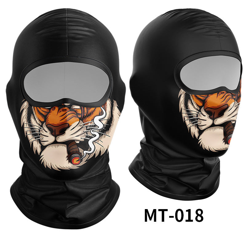 Cycling Windproof Hood Sunscreen Windproof Ice Silk Mask Men's and Women's Full Face
