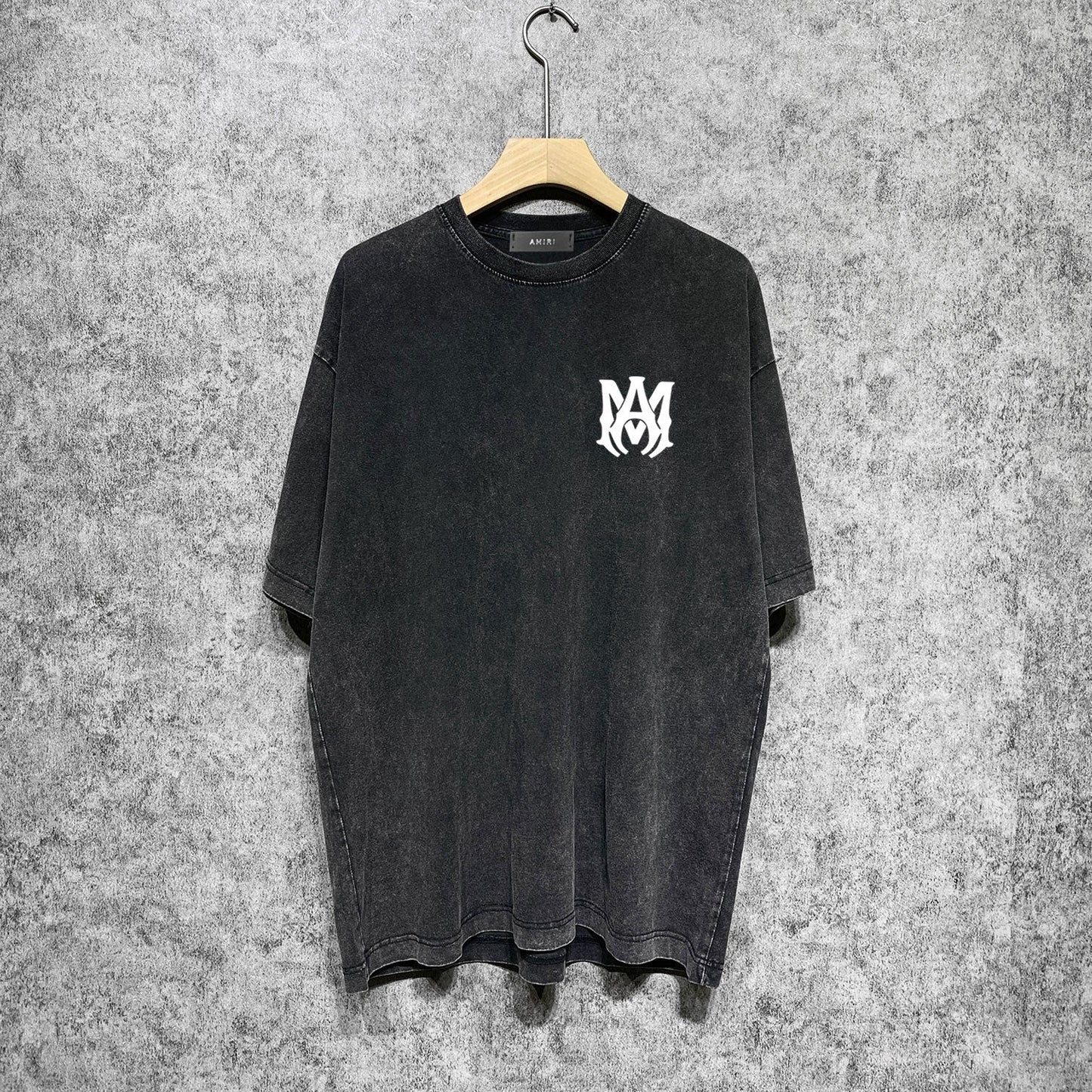 Amiri T-shirt Washed and Worn Retro Short Sleeve T-shirt