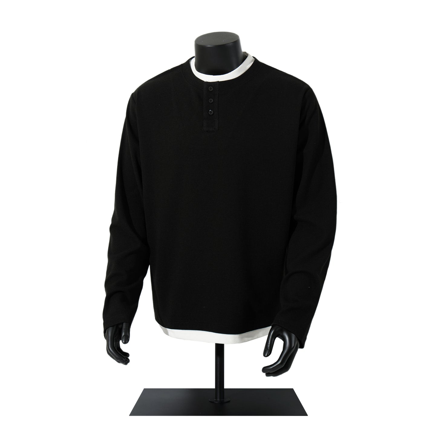 Unisex long-sleeved shirt autumfake two-piece