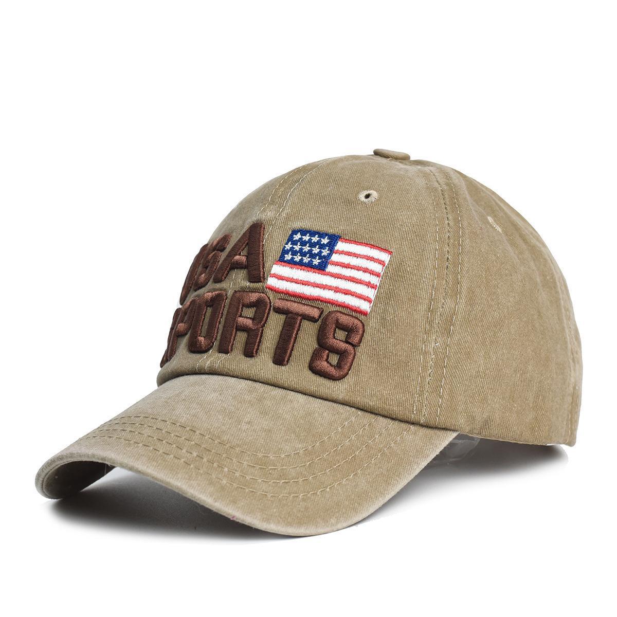 Vintage Usa Cap Washed Embroidered Cap