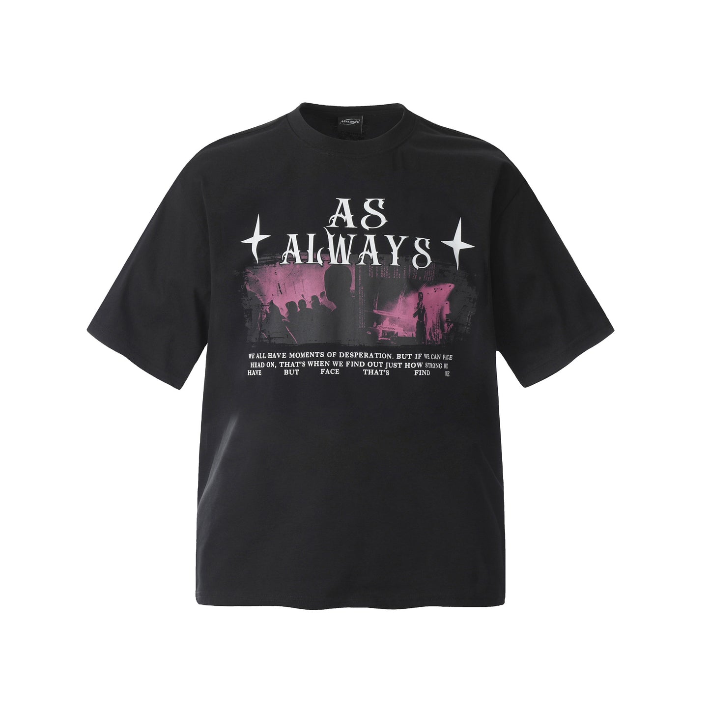 Unisex T-shirts Summer Painting Pattern Men's Loose Crew Neck Short Sleeve T-Shirt