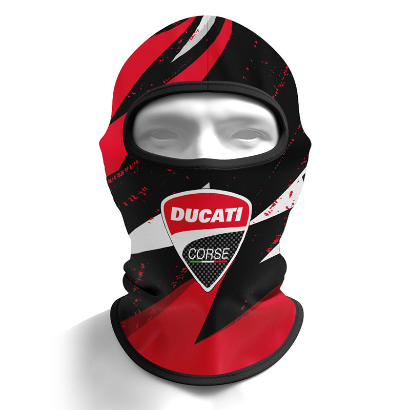 Cycling Windproof Hood Sunscreen Windproof Ice Silk Fabric Full Face Protection