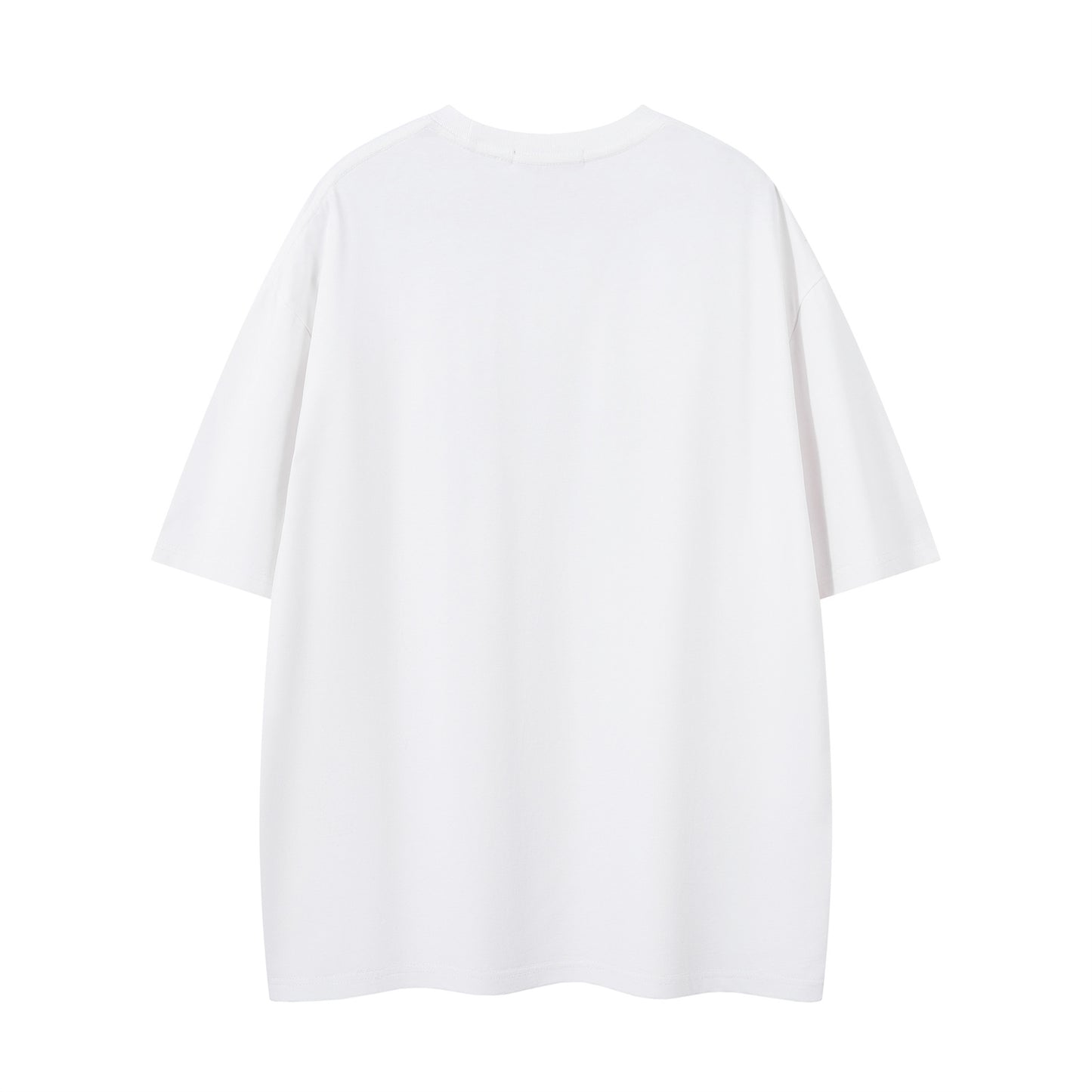 Distorted vintage short-sleeved t-shirt summer loose casual top