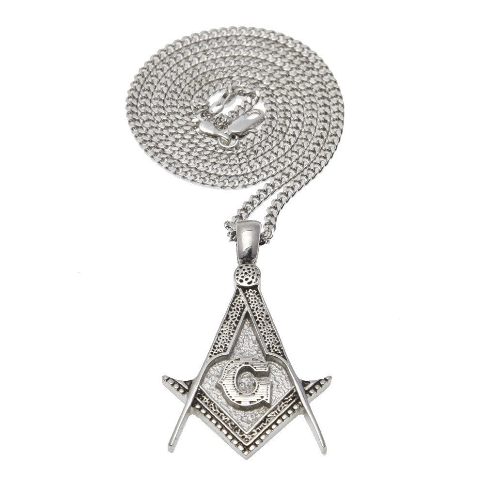 Jewelry Hip Hop Stainless Steel Pendant Necklace Punk Rock Rapper