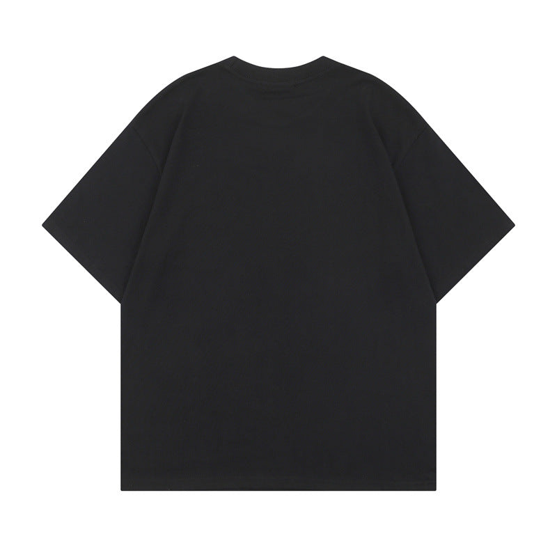 US drip outfits Summer Vintage Casual Loose Short Sleeve T-Shirts