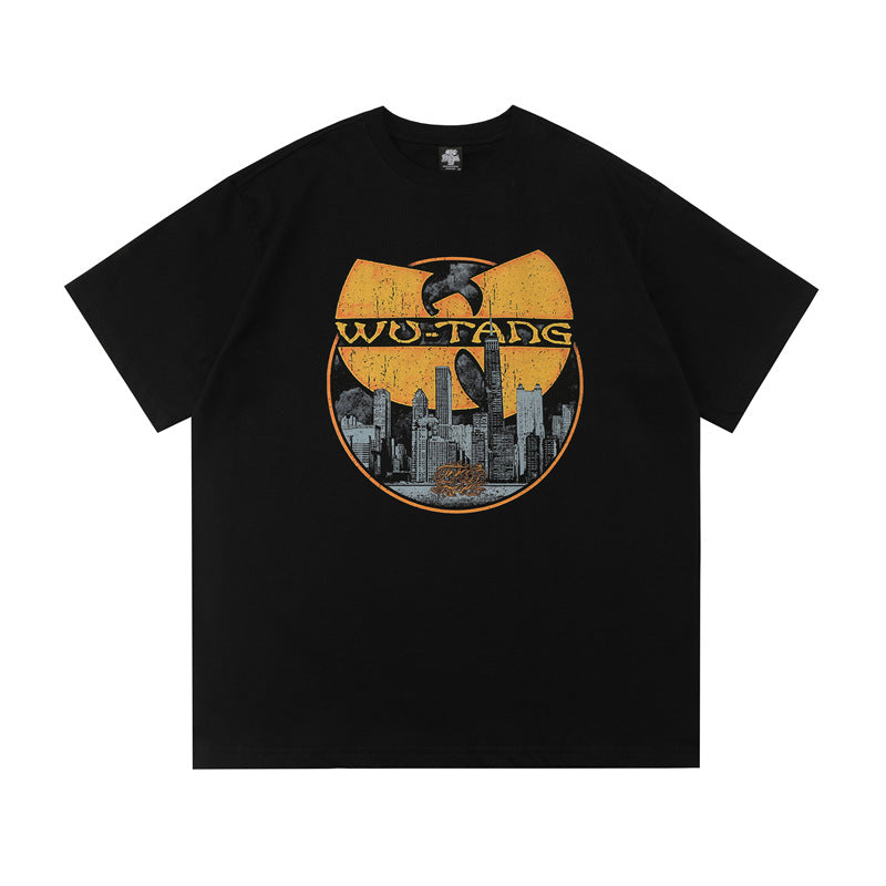 Casual Street Wear Crew Neck Loose Short Sleeve T-Shirt