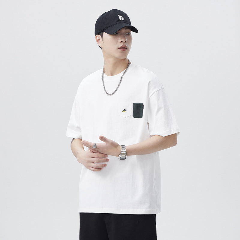 Mens T-shirts Short Sleeves Summer Loose