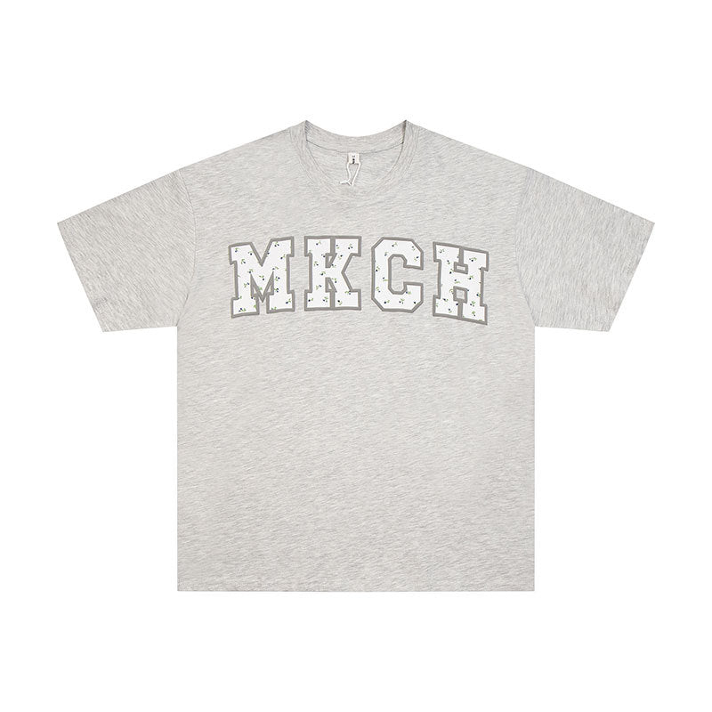 Marcas De Streetwear Summer Loose Short Sleeve T-Shirt Couple Casual Top