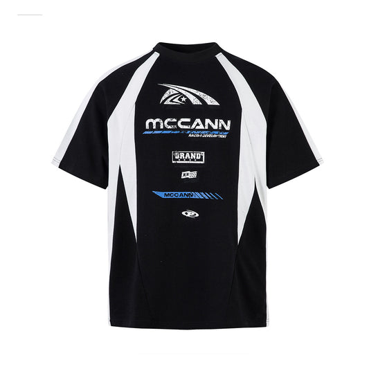 Retro Style Shirt For Men Summer Jersey Sports tee Short Sleeve T-Shirt