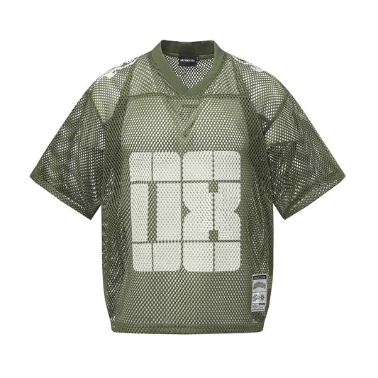 Remeras rock nacional summer short-sleeved hiphop mesh hollowed-out sports T-shirt