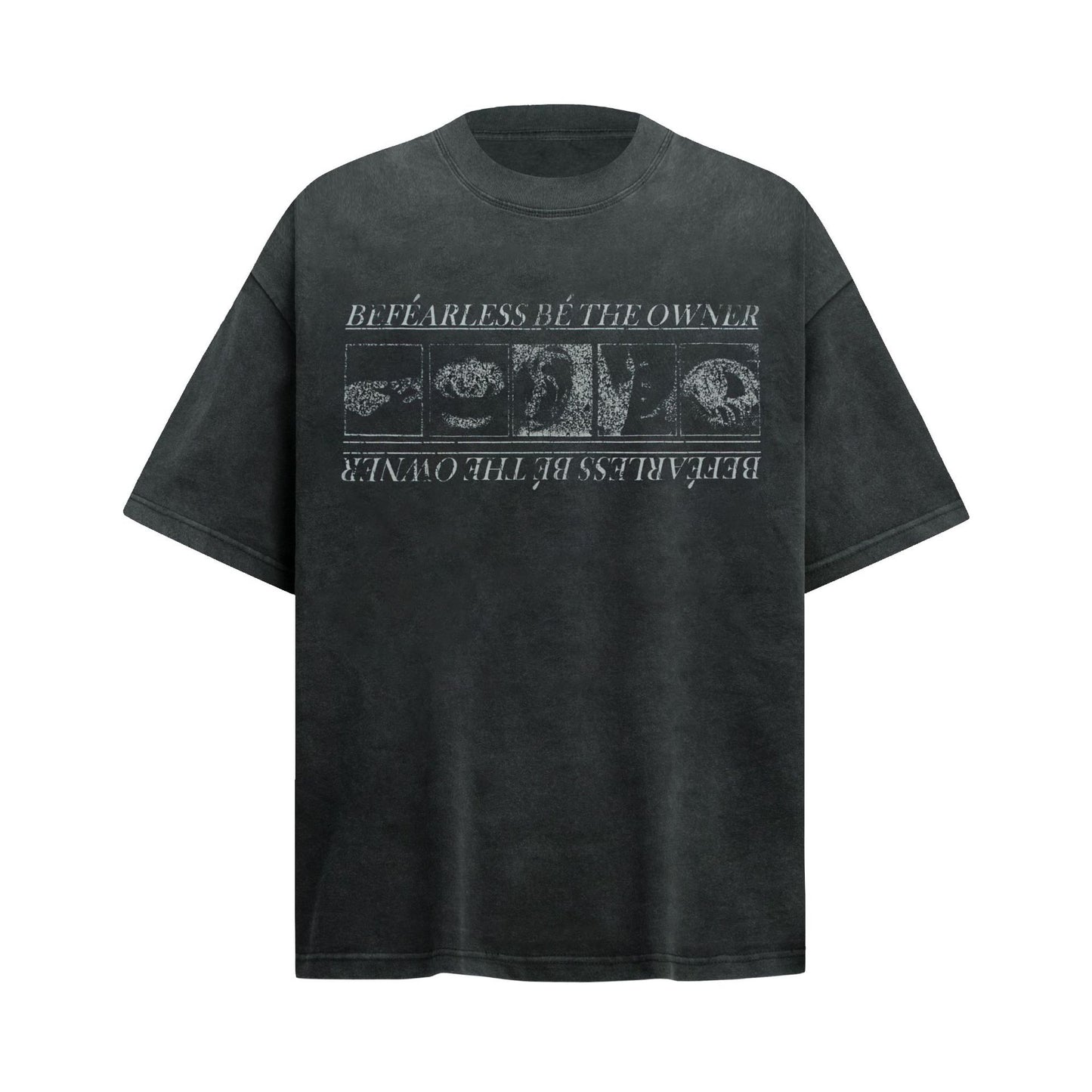 Unisex T-shirts Washed and Old Men's Loose Short Sleeve T-Shirts