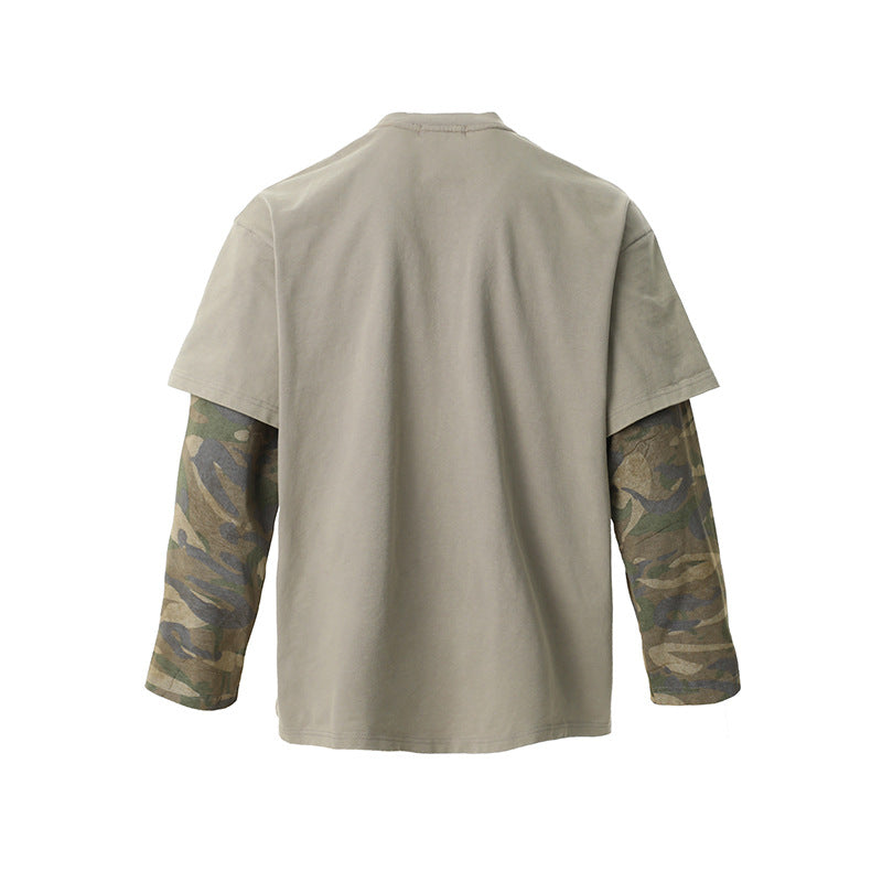 Nyc 1990 Shirt Vintage Camo Long Sleeve T-Shirt