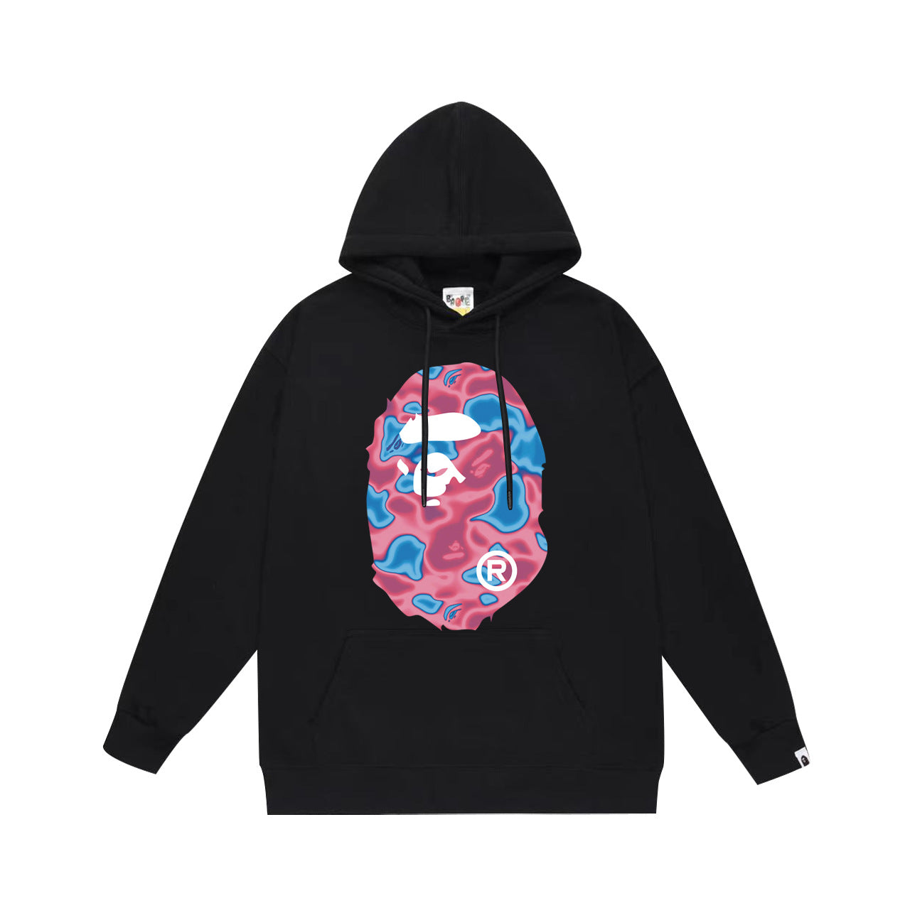 Ape Hoodie Autumn/Winter Letter Print Loose Hoodie Pullover Ape Sweater