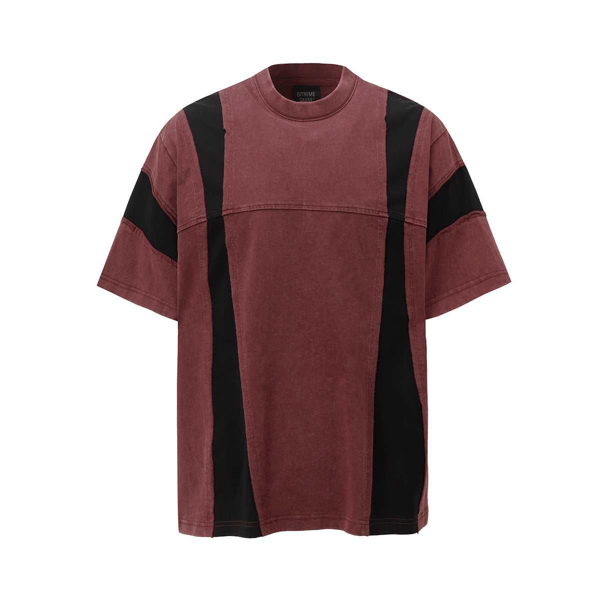 Hip hop shirt washed t-shirt short sleeve