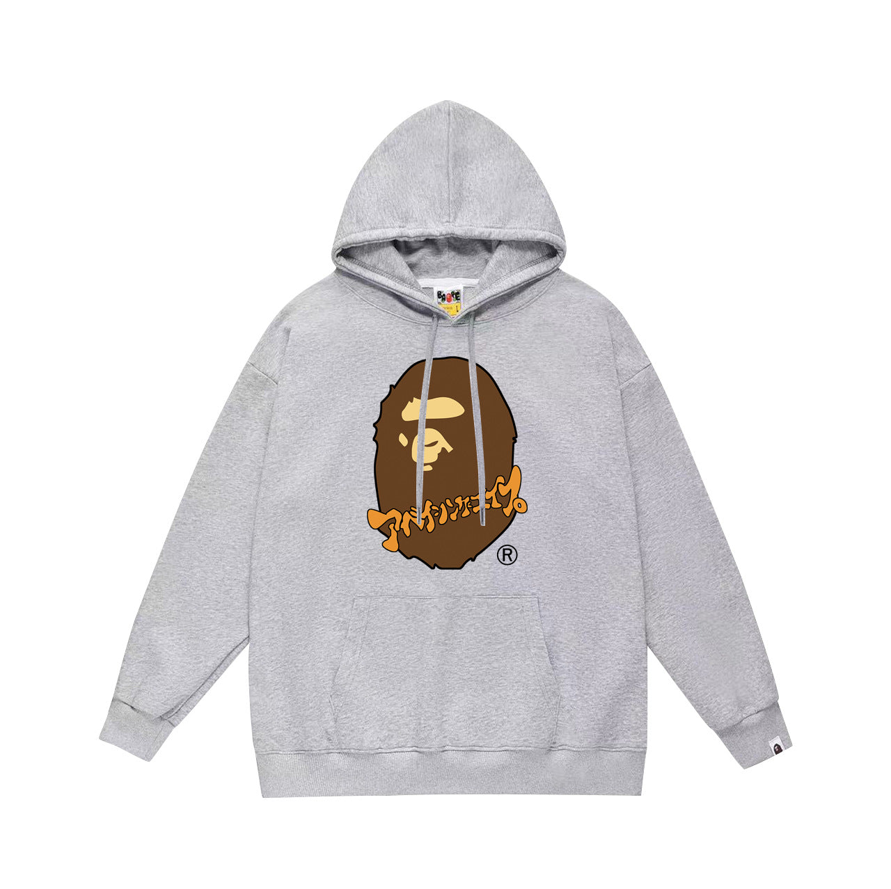 Ape Hoodie Autumn/Winter Letter Print Loose Hoodie Pullover Ape Sweater