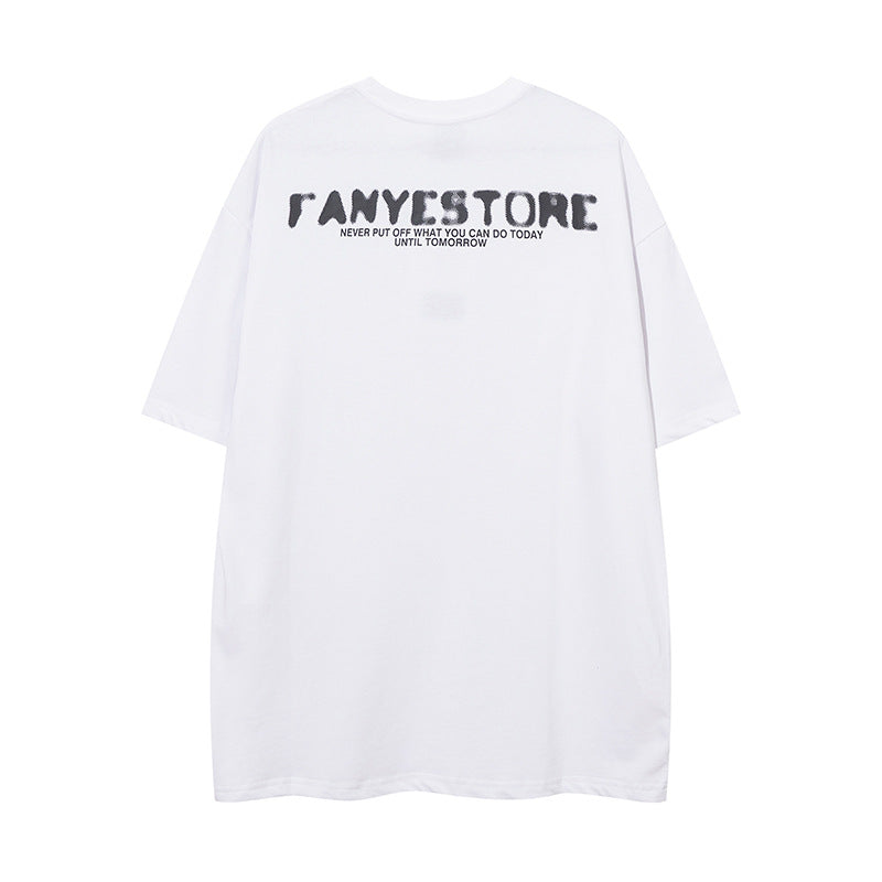 Hip hop shirt short sleeve t-shirt summer loose