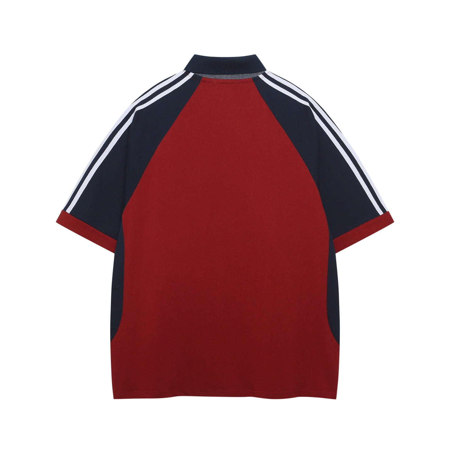 Hip hop clothing new york summer short-sleeved t-shirt embroidered lapel polo shirt