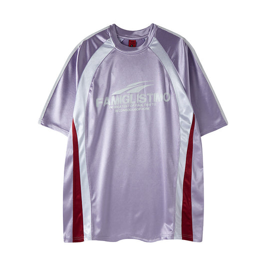New York Hip Hop Style Short Sleeve T-Shirt Summer Loose Casual Jersey
