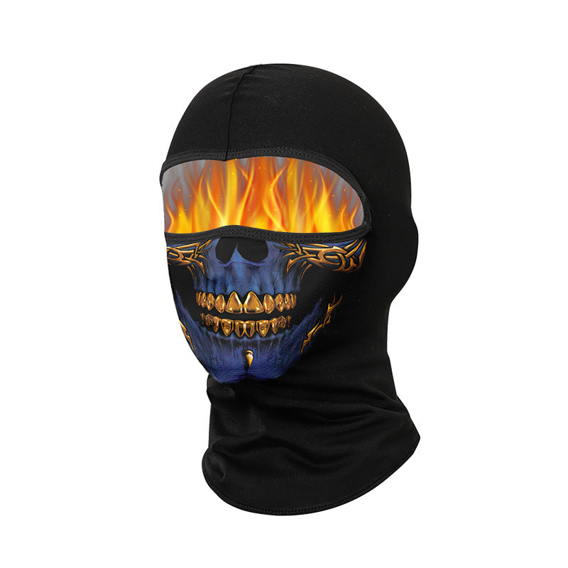 Cycling Windproof Hood Windproof Warm Fleece Autumn and Winter Breathable Men's